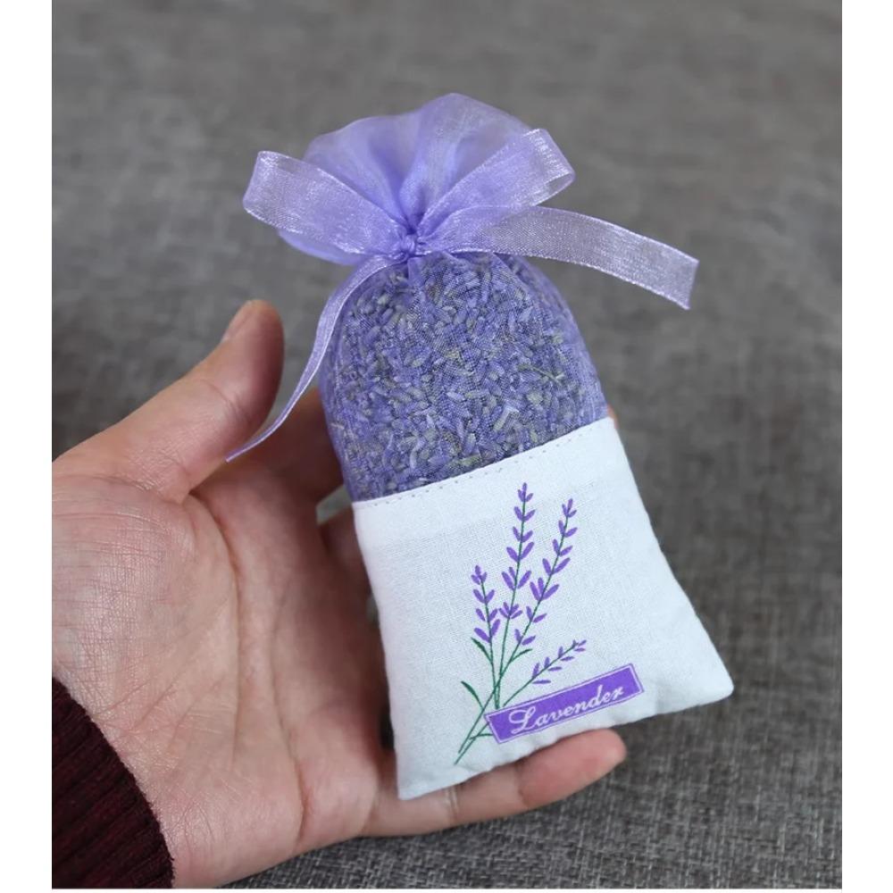 10/20/30 шт. Пустые пакетики Мешочек с цветочным принтом Лавандовый аромат Саше Мешочки для хранения сухих цветов Кулиска Ароматный мешочек