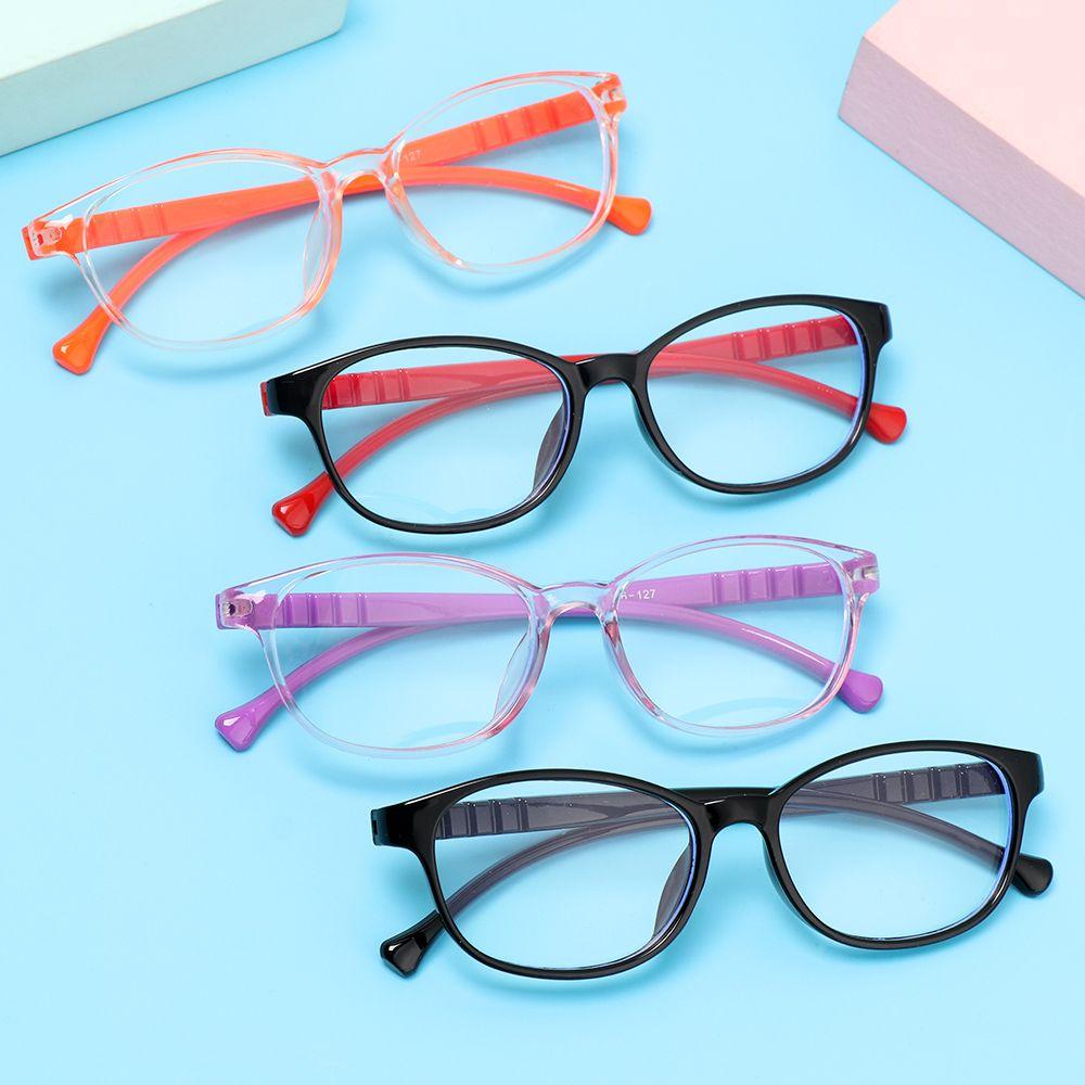 Online Classes Eye Protection Ultra Light Frame Kids Glasses Anti Blue Light Comfortable Eyeglasses