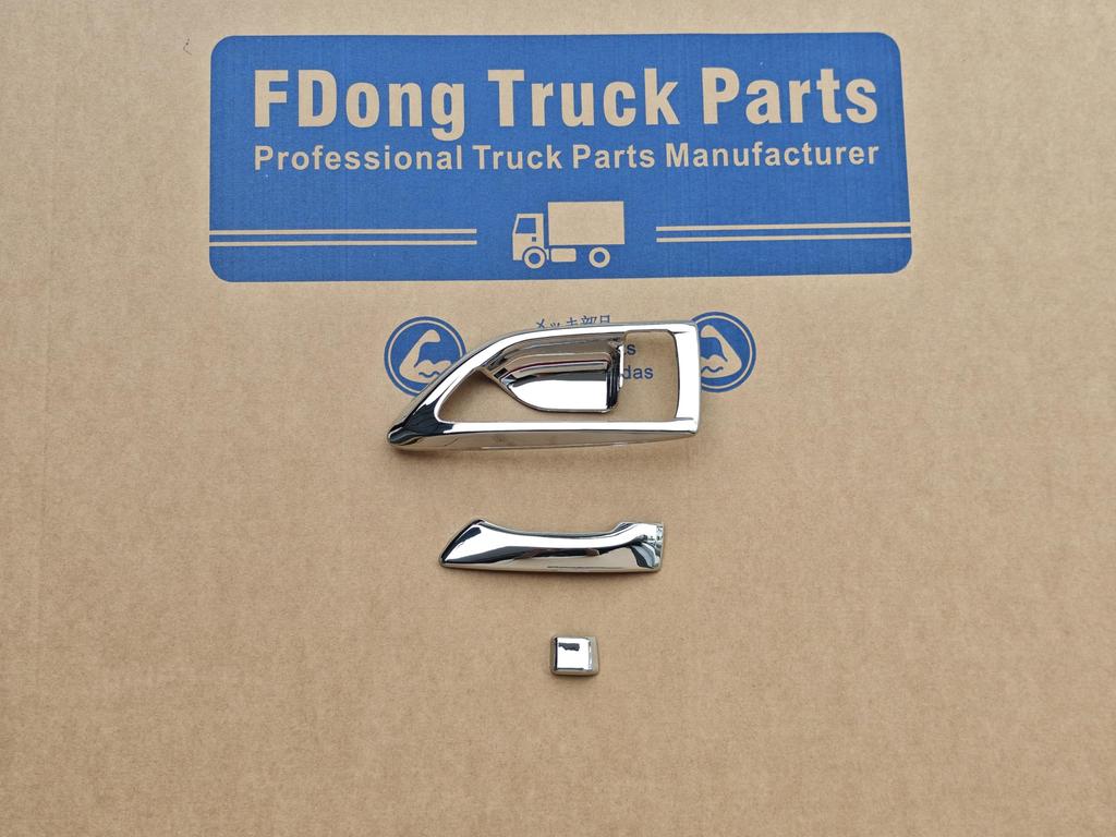 Chrome Inner Handles and Right for Isuzu 07 Elf Plated Parts (Left Set) Trucks, [Used]