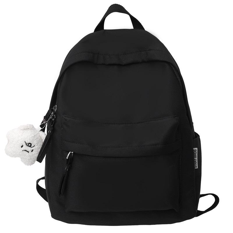 Корейский однотонный рюкзак для школьников младшей школы — универсальный и стильный для мальчиков и девочек