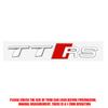 3D ABS Emblem Car Body Rear Trunk Sticker Badge Decoration Center Cover For  Audi TT A4 B8 A3 8P A6 C7 8V B9 B7 B6 C6 A5 S6 RS8 S