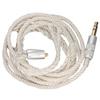 MMCX Headphone Cable 8 Strands Silver Plated Copper Headphone Upgrade Cable for SE215 SE315 SE425 SE535 SE846 TK200 T100