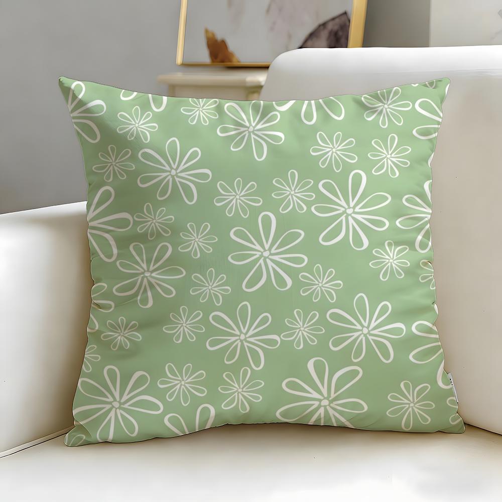 Style cute expression Cushion Cover Soft EasyWash Pillow Case Versatile for Couch Bed Travel and Office