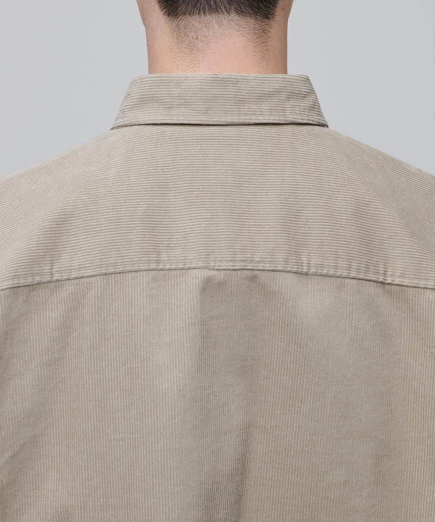 MUSINSA STANDARD Oversized Corduroy Shirt [Light Beige]