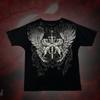 Футболка Flea Market Affliction Мужская Винтаж Мальчик Уличная Мода Готика Оверсайз Короткий Рукав