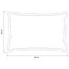 Cushion with Insert HOUTEN 2 Pcs Red Faux Linen