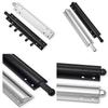 Aluminum Zinc Zinc Alloy Closet Valet Rod Retractable Wardrobe Clothing Rail  Hanging Suits