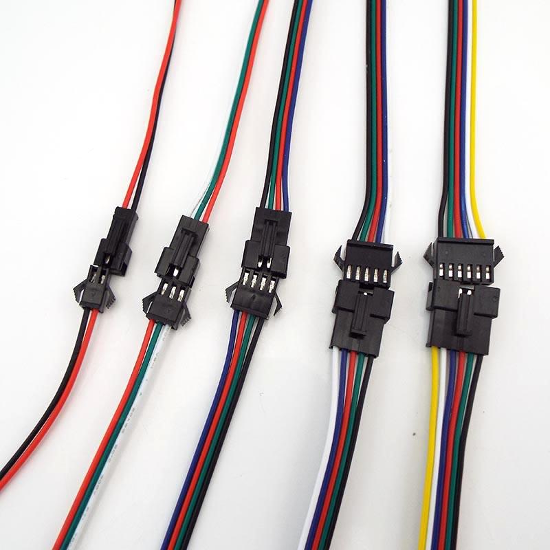 2P 3P 4P 5P 6P Sm Jst между мужчинами и женщинами, провод кабеля питания разъема