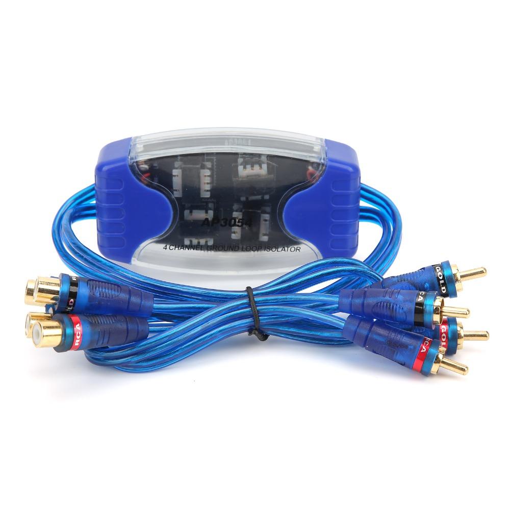 4 Channel Ground Loop Isolator Line Filter Isolator Car Amplifier Filter Car Audio