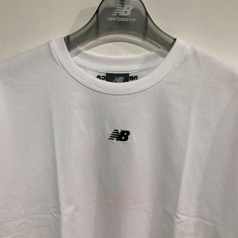 New Balance Футболка с коротким рукавом Uni Essential Center Logo Nbnef21413 белая