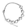 Sophisticated Beaded Hand Chain Crystal Sparkling Bracelet Chain Bracelet Suitable for Stylish Accessory Lovers