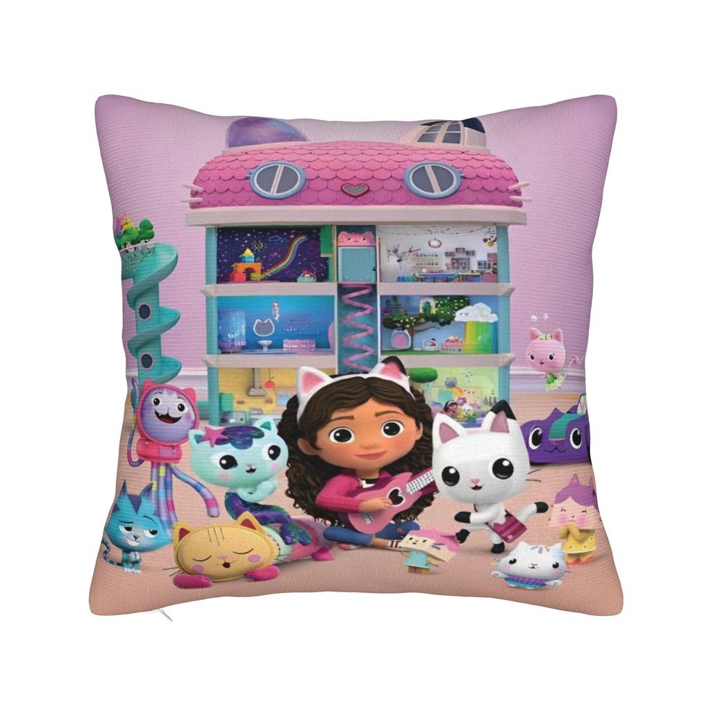 Y2K Sofa G-Gabbys dollhouses cartoonDecoration Pillowcases Merch Pillow Covers Square Multiple Sizes