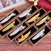 Exquisite Classical Chinese Style Creative Book Reading Art Gift Metal Feather Bookmarks