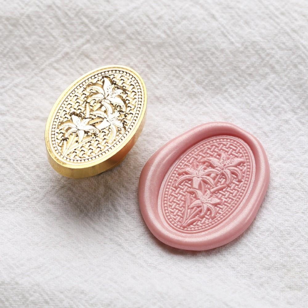 Round Wax Seal Stamp Flowers Sealing Wax Supplies Scrapbooking Sealing Wax Gift Packaging Cards