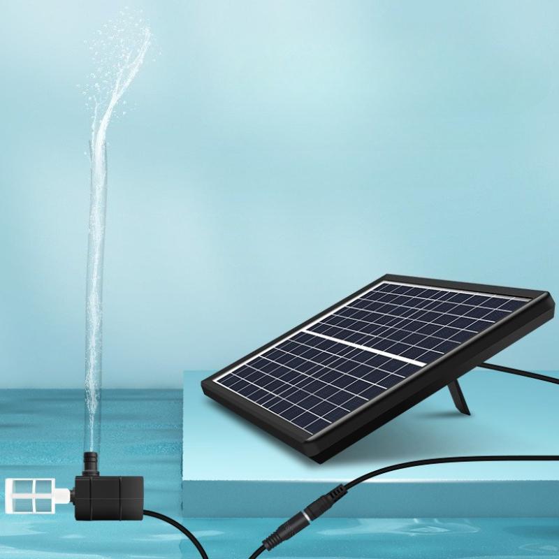 Solar Water Pump Filter Fish Pond Submersible Solar Pump Oxygenate Circulation Pumps Outdoor Aquarium Small Water Filter Pumps