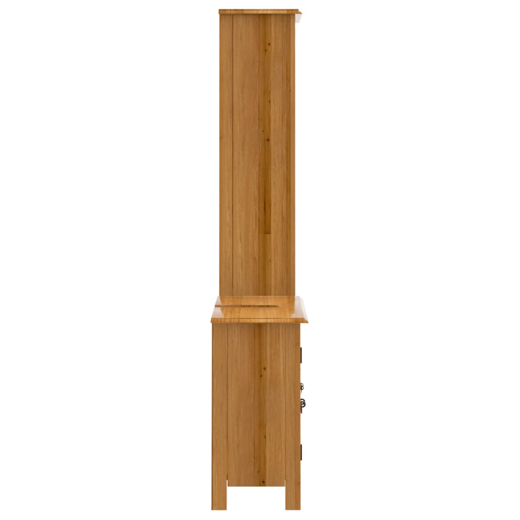 2 Piece Bathroom Furniture Set Solid Pine Wood