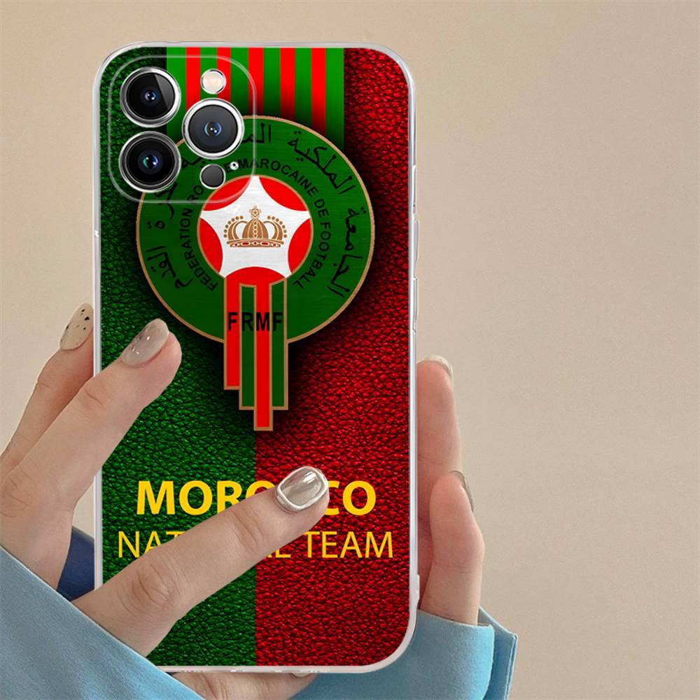 Чехол для телефона с флагом Марокко для iPhone 17 16 15 Plus 14 13 Mini 12 11 Pro Max Мягкий чехол
