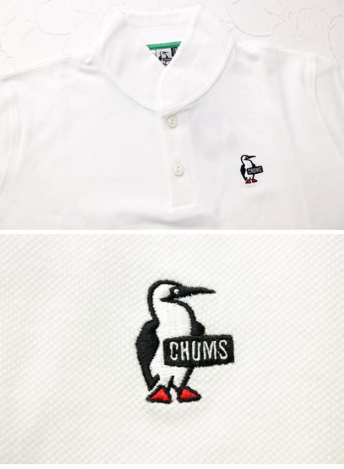 Верхняя одежда Booby Shawl Polo Shirt White L [Chums] Мужская