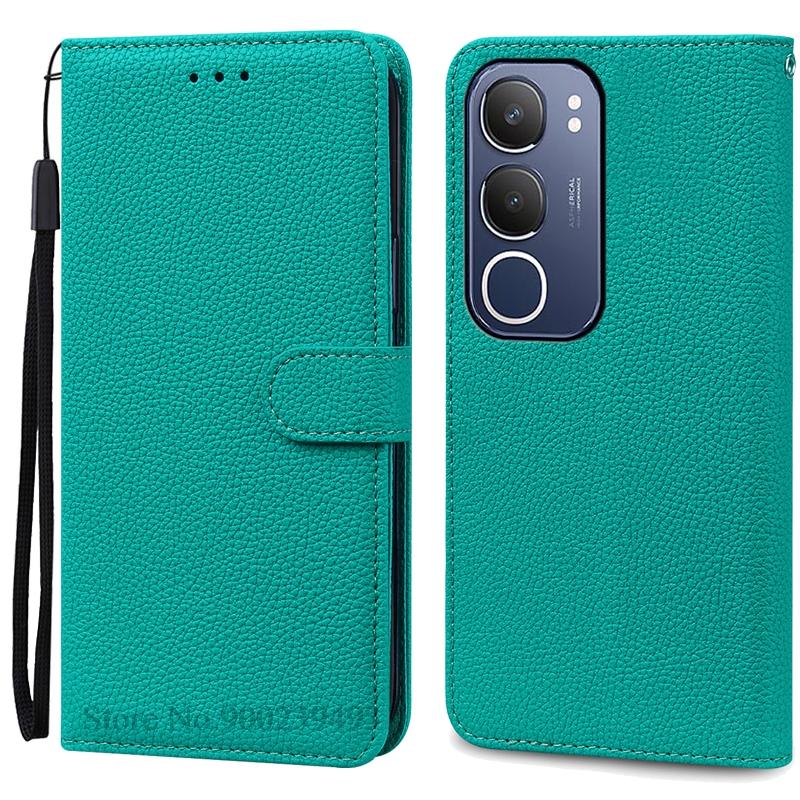 Для Vivo Y19S чехол-книжка кожаный чехол для Vivo Y19S чехол для телефона откидная крышка защитный задний чехол Fundas Shell