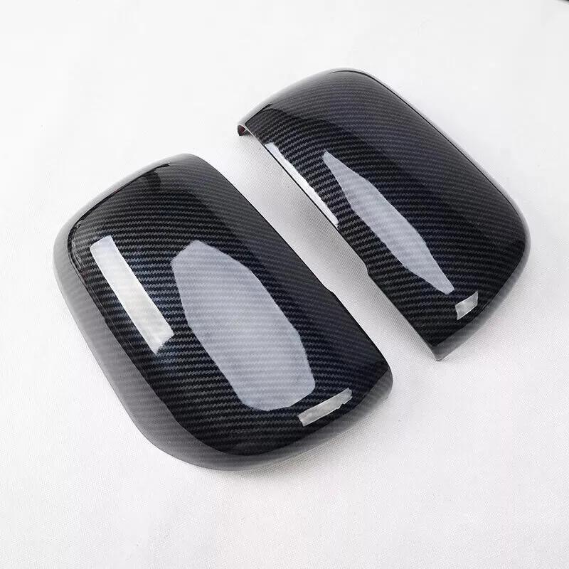 Для Mitsubishi Pajero Montero 2009-2021 Автомобильная наклейка Крышка зеркала заднего вида Бокового зеркала Колпачок крыла Внешняя отделка корпуса заднего вида двери Углеродная отделка