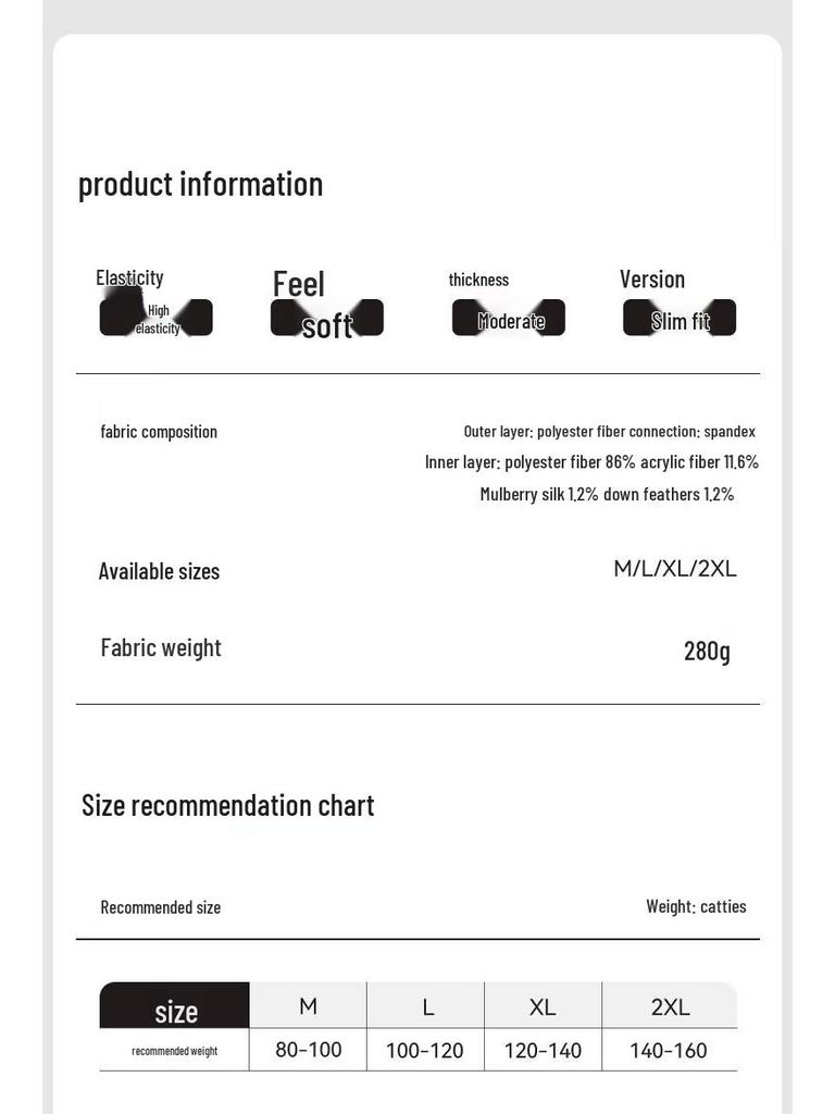 MIIOW Женский комплект термобелья со средним высоким воротником