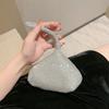 Треугольный дизайн Блестящий Имитация страз Клатч Искрящаяся Женская Сумка-клатч Кошелек на запястье Дамский