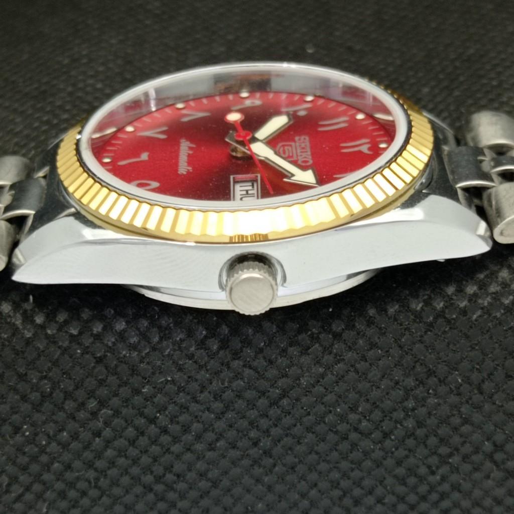 ВОССТАНОВЛЕННЫЕ МУЖСКИЕ ЧАСЫ SEIKO 5 PRESIDENT AUTO JAPAN С ПРОЗРАЧНОЙ ЗАДНЕЙ КРЫШКОЙ a305192-9