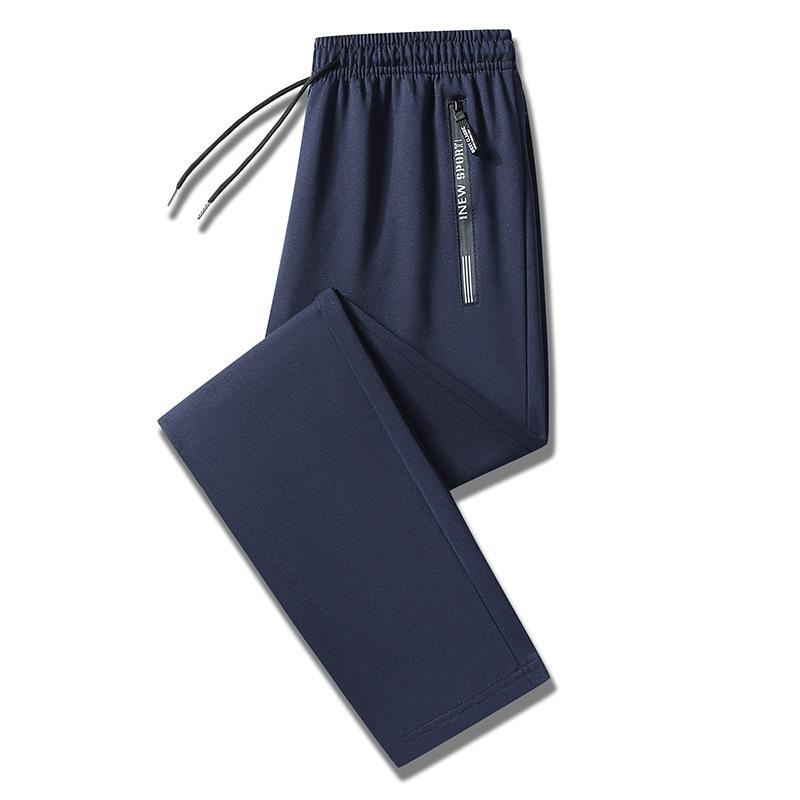Мужские весенние и осенние зимние новые длинные брюки, прямые свободные спортивные брюки для ванной комнаты, простые и универсальные повседневные брюки для мужчин