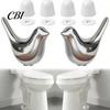 Decorative Ceramic Toilet Accessory 2PCS Bird Screw Covers, Bolt Caps, Modern Anti Slip Cover Style Universal Fit Caps for Home Bathroom Renovation