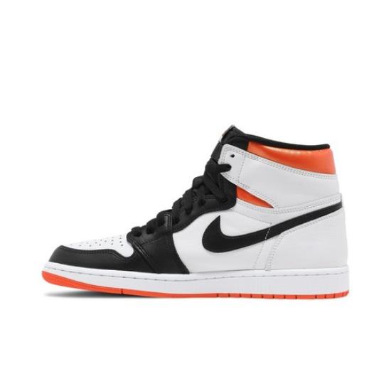 Air Jordan 1 Retro High OG Electro Orange Unisex Retro Sneakers 555088-180