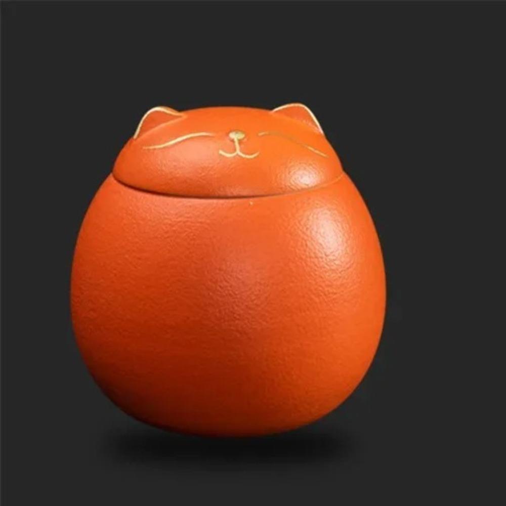 Ceramic Funeral Urn for Pets 200ml Memento Burial Holder Keepsake Memory Box  Desktop Decoration