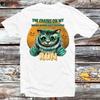 230 Gsm 100% Cotton Cat The Chains On My Mood Swing Just Snapped Run T Shirt Vintage Retro Cool Gift Unisex Cartoon Anime Manga Top Tee B1279