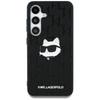 Etui do Samsung Galaxy S25 Karl Lagerfeld Logo Choupette Czarne