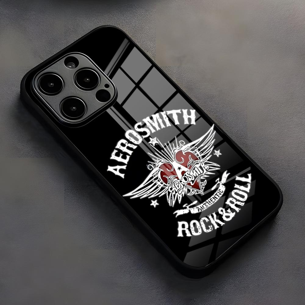 Punk Aerosmith Rock Cool Phone Case For IPhone 17 Pro Max 16 15 14 Pro Max 13 11 X Xs Xr 8 7Plus Silicone Cover