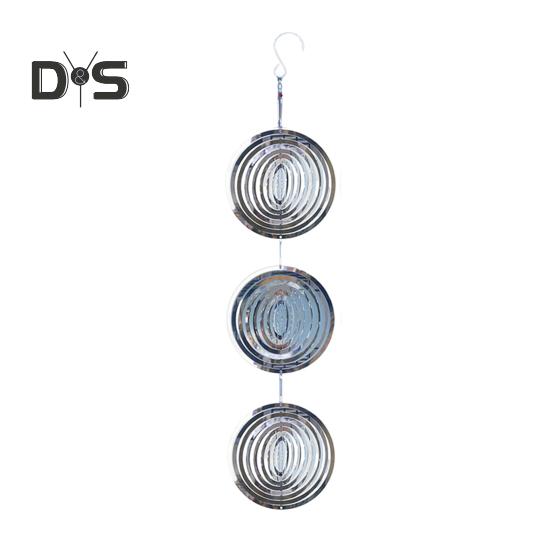 3/6/9Pcs Wind Chime Pendant Outdoor Decoration Birdproofing Shiny Bird Protection Solution Windmill Reflectors