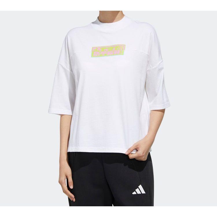 Adidas Gfx T Chinese Never Give Up футболка с коротким рукавом женские топы белые FT2859