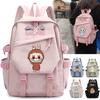 Мультяшный рюкзак с принтом, большой вместимости, водонепроницаемый, школьный, студенческий, детский, для мальчика, для девочки, для книг, для подростка, дорожная сумка, подарок, Mochila