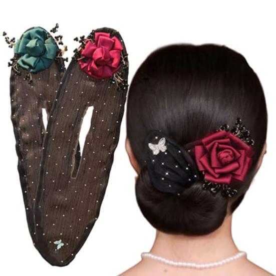 Машинка для завивки волос с цветочным рисунком, ленивые бигуди для волос, ловкая булочка, твистер, длинные волосы, легкий и быстрый инструмент для скручивания волос, аксессуары для женщин и девочек