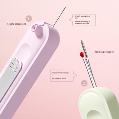 Нитевдеватель выдвижной 2-в-1 нитевдеватель и устройство для удаления швов автоматический инструмент для заправки нити для ручного шитья вязания вышивки