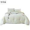 YIYIAI 100% Cotton Jacquard Sateen Winter Duvet