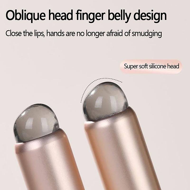 1Pcs Silicone Lip Brush Round Head Brush Concealer Brush Lip Brush Finger Pulp Brush Lipstick Cover Makeup Brush Makeup Tools