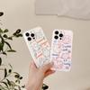 Ins Graffiti Cat Dog Bread Line Lucky Phone Case For Iphone 13 12 Promax 11 14 Pro Max Silicone Soft Imd Cute Cartoon Back Cover