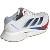 Adidas Adizero Boston 12 белые темно-синие чисто рубиновые мужские кроссовки Core-White JI4476