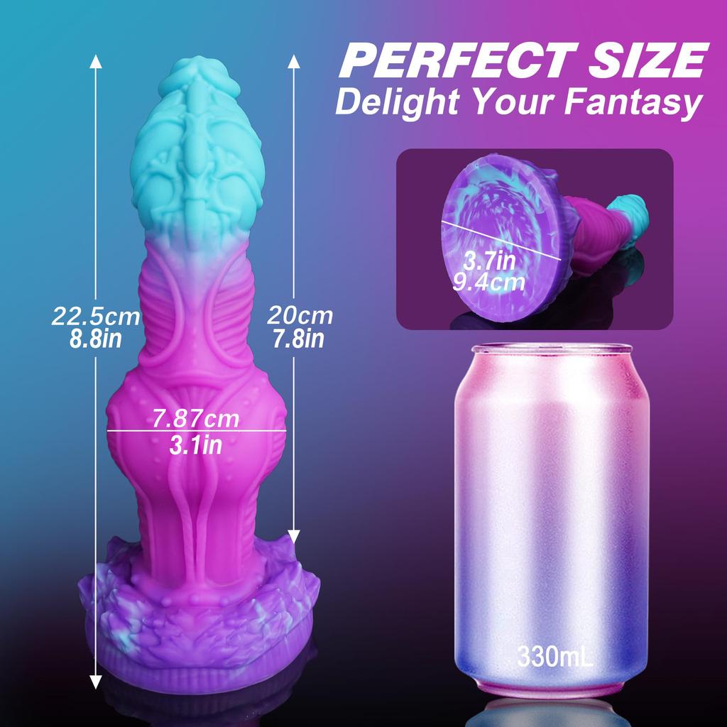 Alien Dildo Liquid Silicone Large Knot Anal Plug Posterior Chamber Anal Expansion Device Female Masturbation SM Adult Products