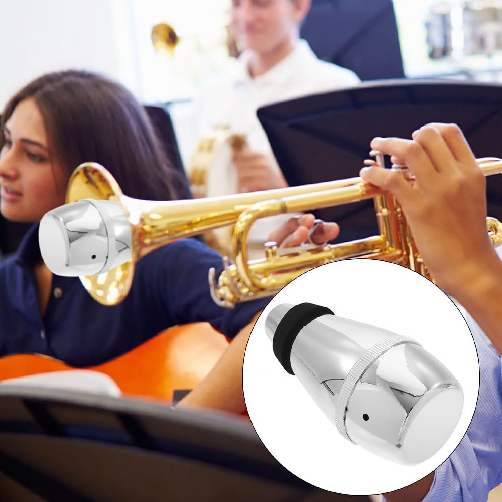 Musical Instrument Silencer Mute Reducer ABS Fully Enclosed Silencer Instrument Mute Brass Instrument Accessories Suitable for Home Practice Musical