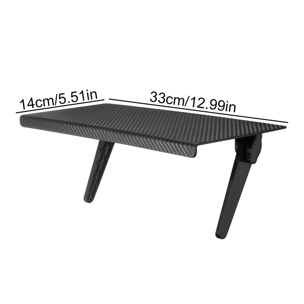 TV Shelf Top 13in Computer Screen Shelf Adjustable Monitor Display for Laptop Electronics Media Console Box Soundbar Router