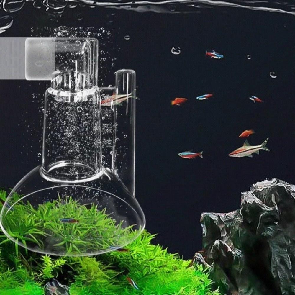 Transparent Oxygen Water Outlet Anti-Splash Aquarium Outflow Aerator For Canister Filter
