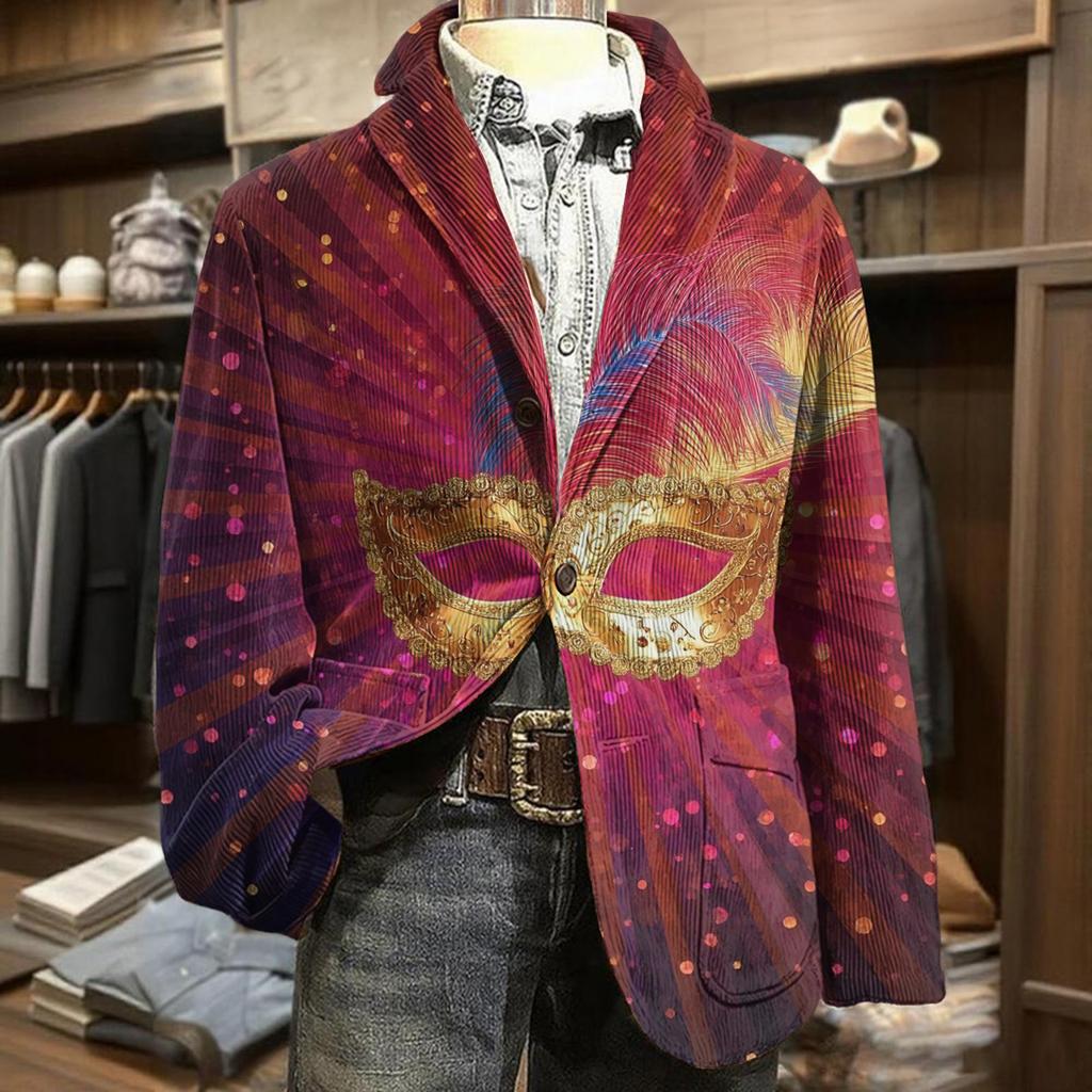 Мужская куртка в стиле business casual из вельвета
