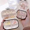 Creative Travel Portable Storage Dispenser Cases Medicine Case Daily Pill Box Mini Pharmacy