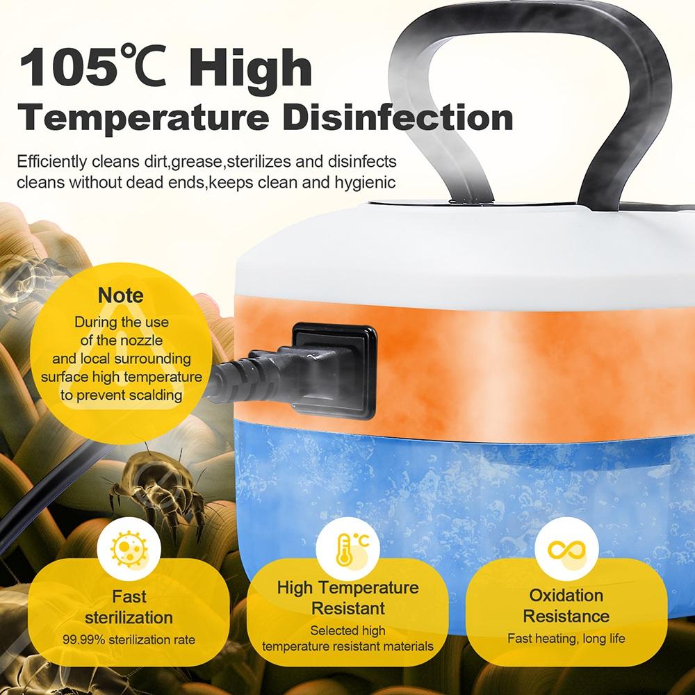 Пароочиститель высокого давления Стерилизация высокой температурой Кондиционер Кухонная вытяжка Автомобильная паровая машина